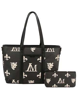 LM Monogram 2-in-1 Shopper Set