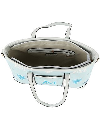 LM Monogram 2-in-1 Shopper Set