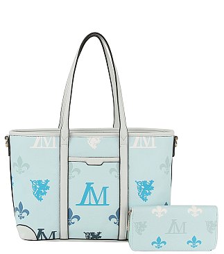 LM Monogram 2-in-1 Shopper Set