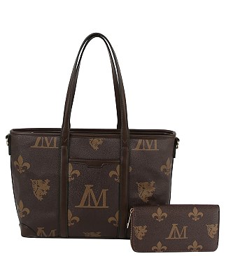 LM Monogram 2-in-1 Shopper Set