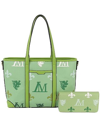LM Monogram 2-in-1 Shopper Set