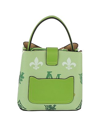 LM Monogram Bucket 2-in-1 Satchel Set