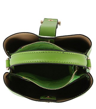 LM Monogram Bucket 2-in-1 Satchel Set