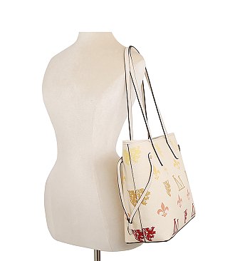 LM Monogram 2-in-1 Shopper Set
