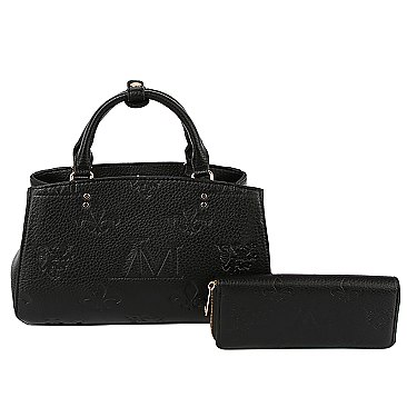 Embossed Monogram 2-in-1 Satchel