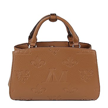 Embossed Monogram 2-in-1 Satchel