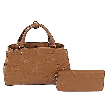 Embossed Monogram 2-in-1 Satchel