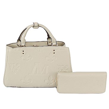 Embossed Monogram 2-in-1 Satchel