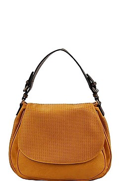 MESH FLAP SHOULDER BAG