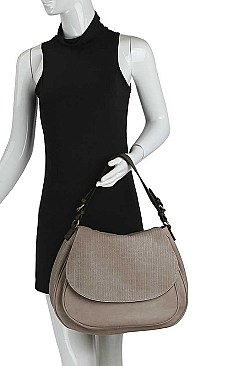MESH FLAP SHOULDER BAG