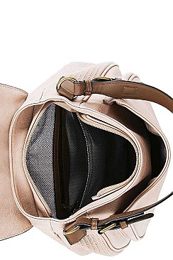 MESH FLAP SHOULDER BAG