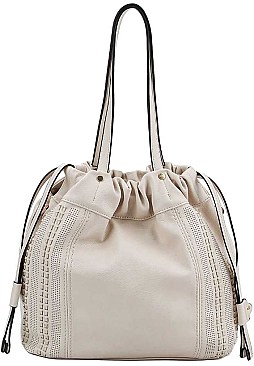TRENDY SATCHEL BAG WITH LONG STRAP JY-LMS-084