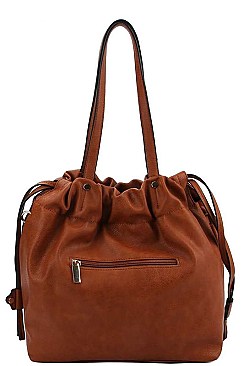 TRENDY SATCHEL BAG WITH LONG STRAP JY-LMS-084