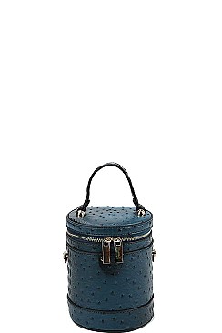 CYLINDRICAL FASHION CROSSBODY BAG