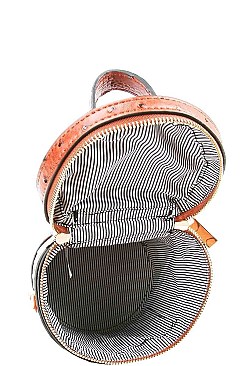 CYLINDRICAL FASHION CROSSBODY BAG