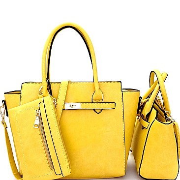 LMS049-LP 3 in 1 Classy Wing Satchel SET