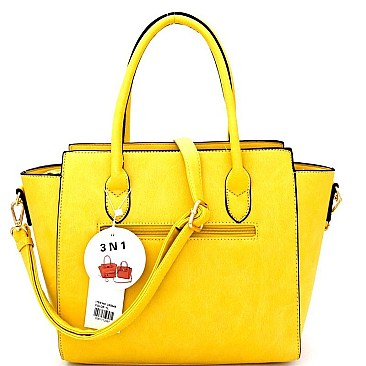 LMS049-LP 3 in 1 Classy Wing Satchel SET