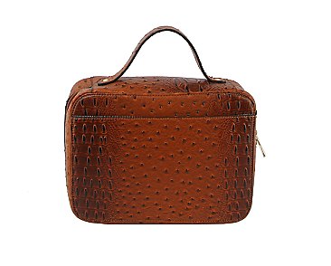 Ostrich Croc Bible Case Bag