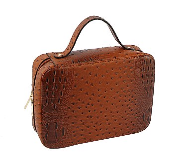 Ostrich Croc Bible Case Bag