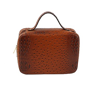 Ostrich Croc Bible Case Bag