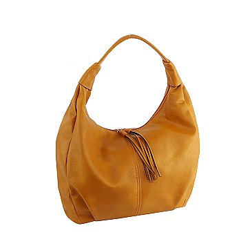 Tassel Zipper 2-in-1 Shoulder Bag Hobo