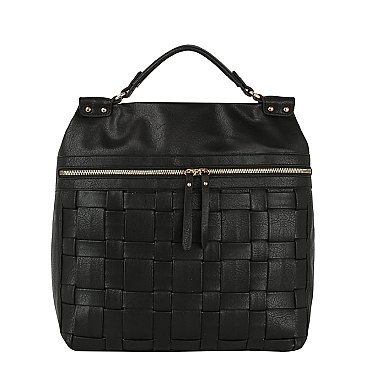 Fashion Woven Convertible Backpack