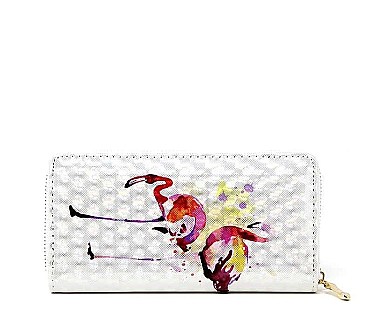 FASHIONABLE FLAMINGO PRINT WALLET JYLOA186