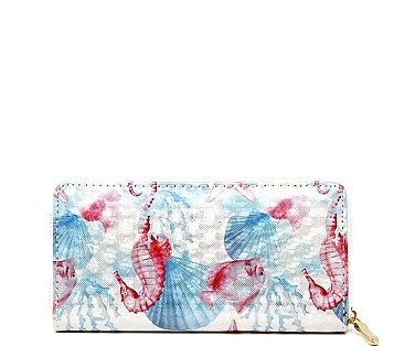 MODISH SEA LIFE PRINT WALLET JYLOA193