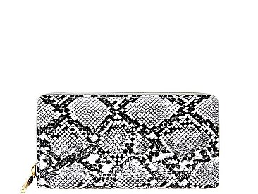 TRENDY PYTHON PATTERN LONG WALLET