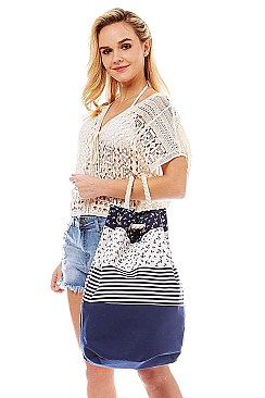 NAUTICAL BUCKET BAG