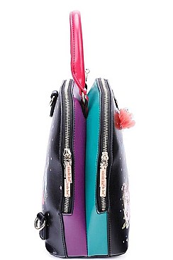 NICOLE LEE FLORAL BOHO BACKPACK