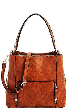 PRINCESS CHIC HOT TRENDY SATCHEL WITH LONG STRAP