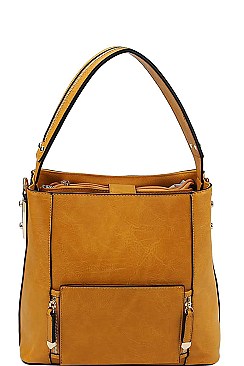 PRINCESS CHIC HOT TRENDY SATCHEL WITH LONG STRAP