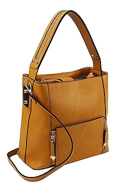 PRINCESS CHIC HOT TRENDY SATCHEL WITH LONG STRAP