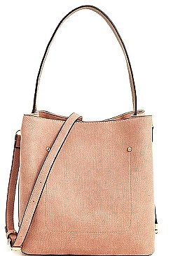 2 IN 1 FASHION CHIC PRINCESS SATCHEL WITH LONG STRAP