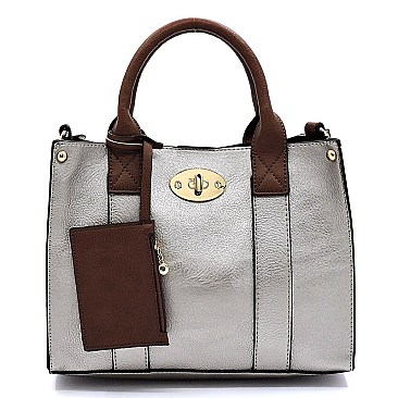 Fashion 3-in-1 Boxy Satchel