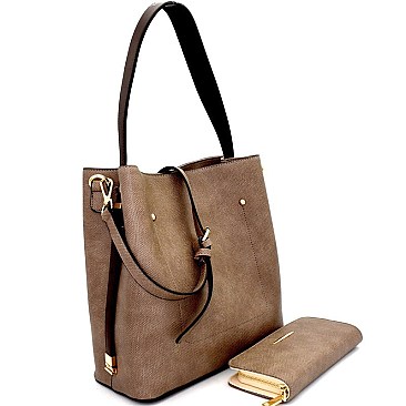 Extendable Strap Compartment Hobo Wallet SET MH-LP0551W