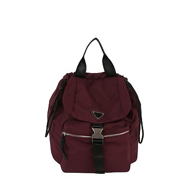 Nylon Drawstring Backpack