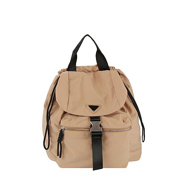 Nylon Drawstring Backpack