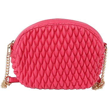 Puffy Quilted Crossbody Bag