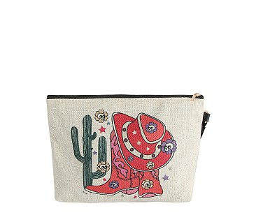 Canvas Western Clutch