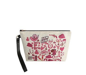 Canvas Western Clutch