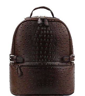 STYLISH FASHION CROCO PATTERN BACKPACK JYLQ-065-O