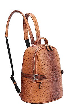 STYLISH FASHION CROCO PATTERN BACKPACK JYLQ-065-O