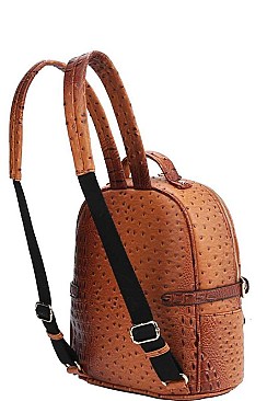 STYLISH FASHION CROCO PATTERN BACKPACK JYLQ-065-O