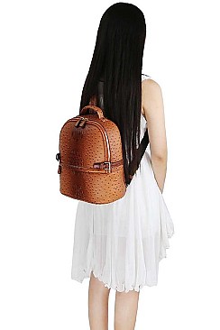 STYLISH FASHION CROCO PATTERN BACKPACK JYLQ-065-O