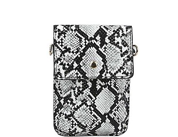 SNAKE SKIN MINI CROSS BODY BAG