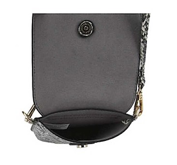 SNAKE SKIN MINI CROSS BODY BAG