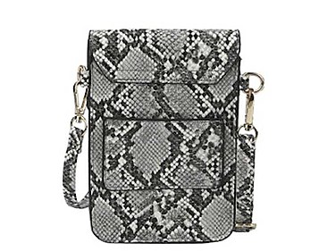 SNAKE SKIN MINI CROSS BODY BAG