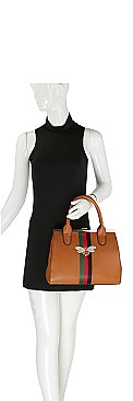 WOMEN HANDBAG SATCHEL PURSE SET TOTE BAG